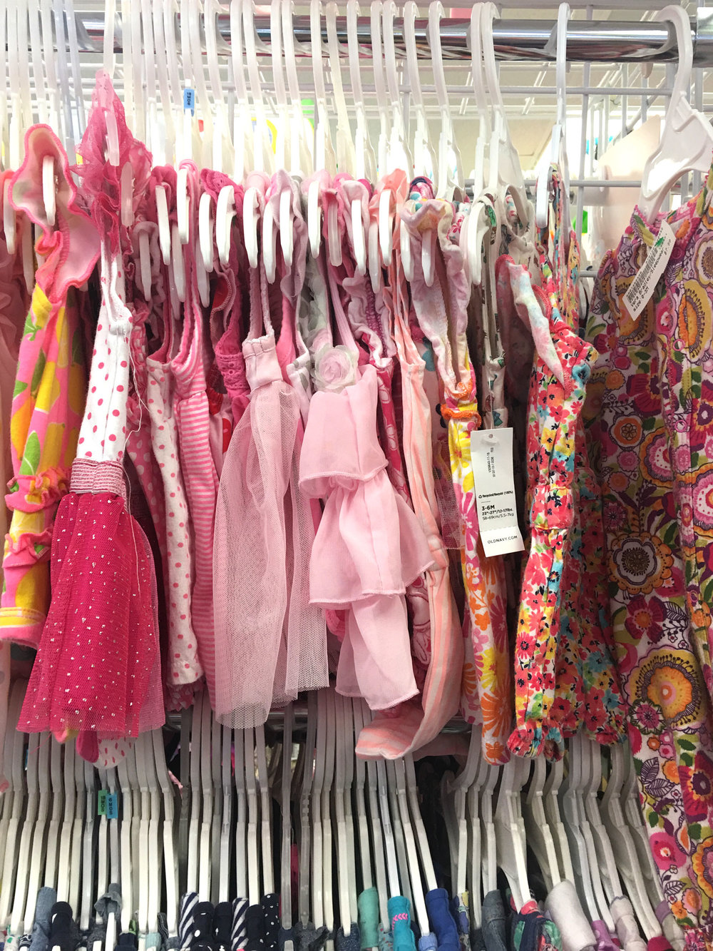  Adorable pink frilly dresses? &nbsp;They have 'em. 