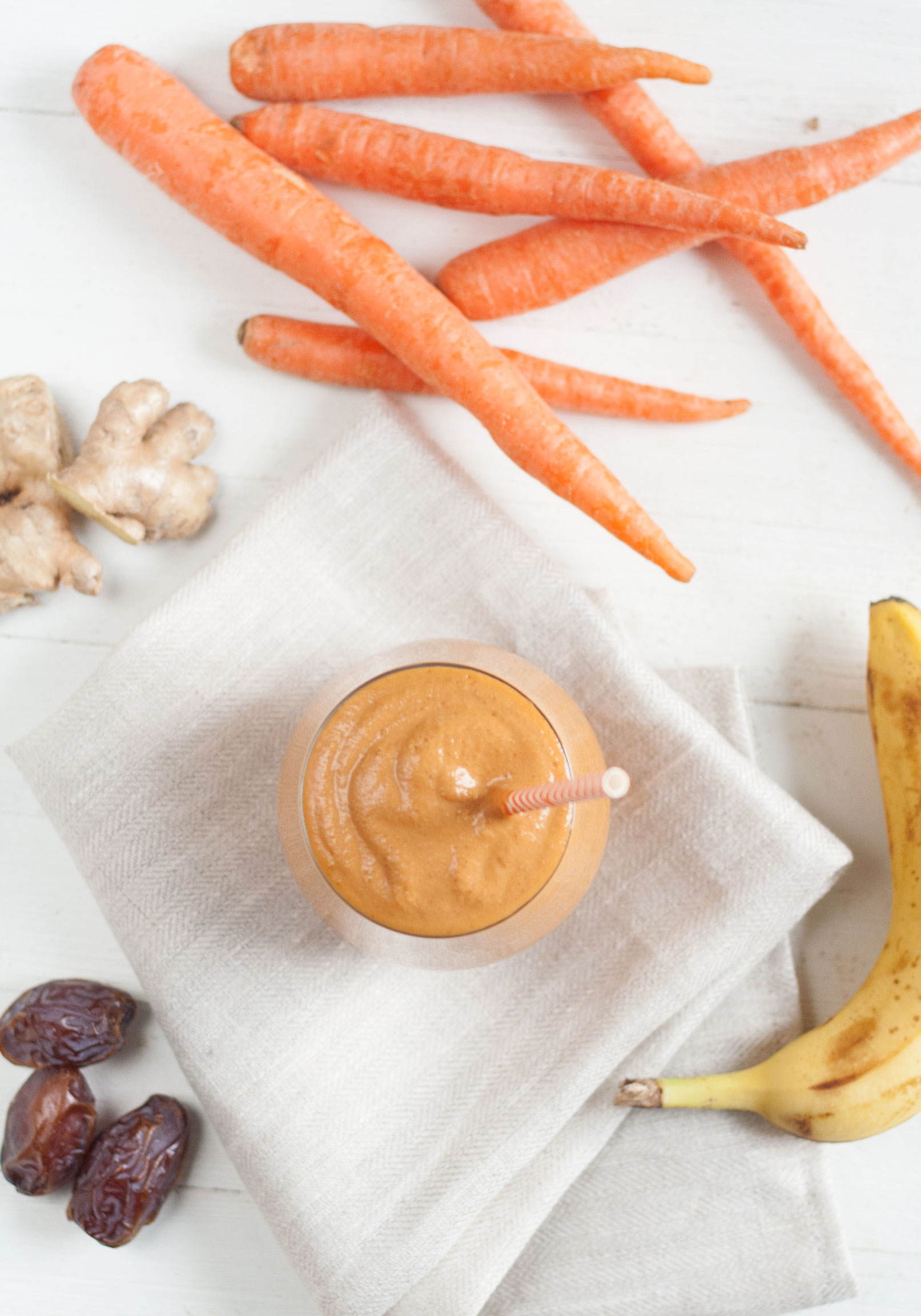 healthy carrot cake smoothie recipe