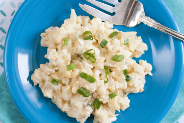 cauliflower potato salad recipe low carb veggie