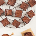 healthy flourless dark chocolate fudge brownies recipe