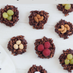 healthy natural easter candy treat chocolate birds nest recipe vegan plant based