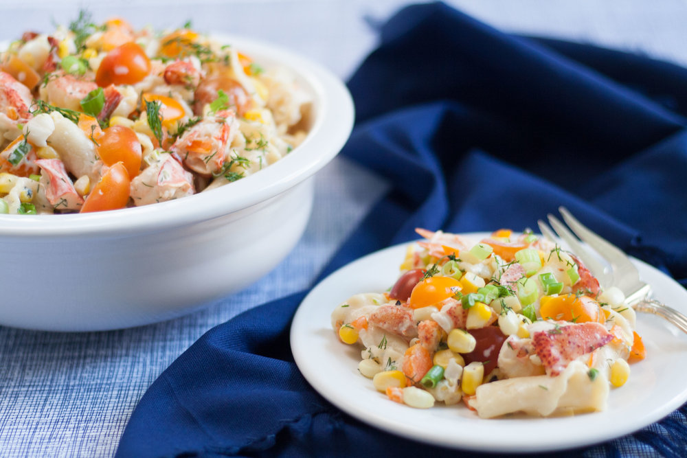 LOBSTER PASTA SALAD — Bit & Bauble