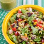 copycat cheesecake factory santa fe salad recipe cilantro lime vinaigrette