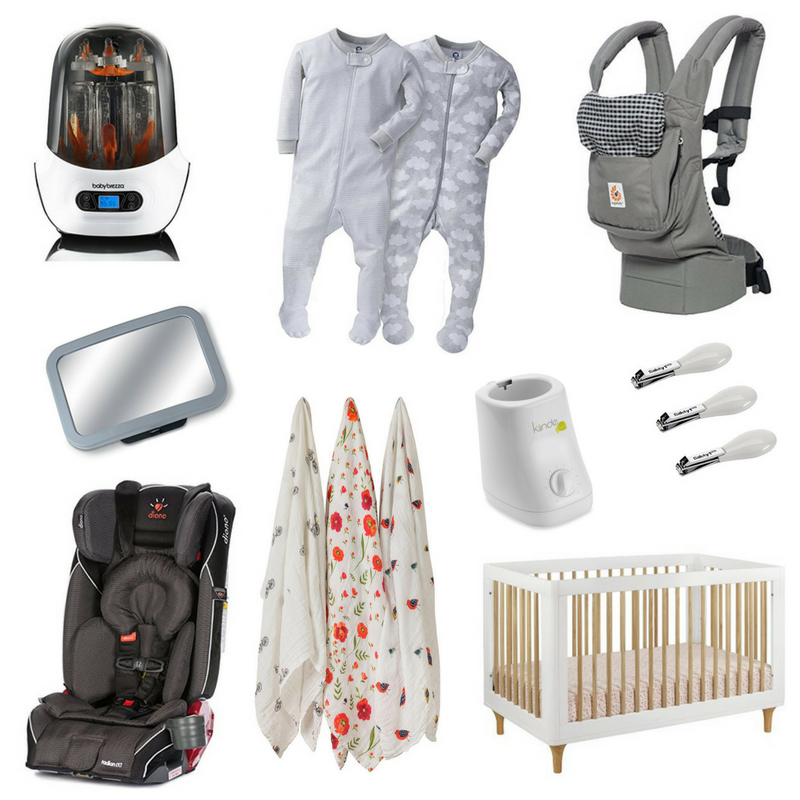 Top items for hot sale baby registry 2018