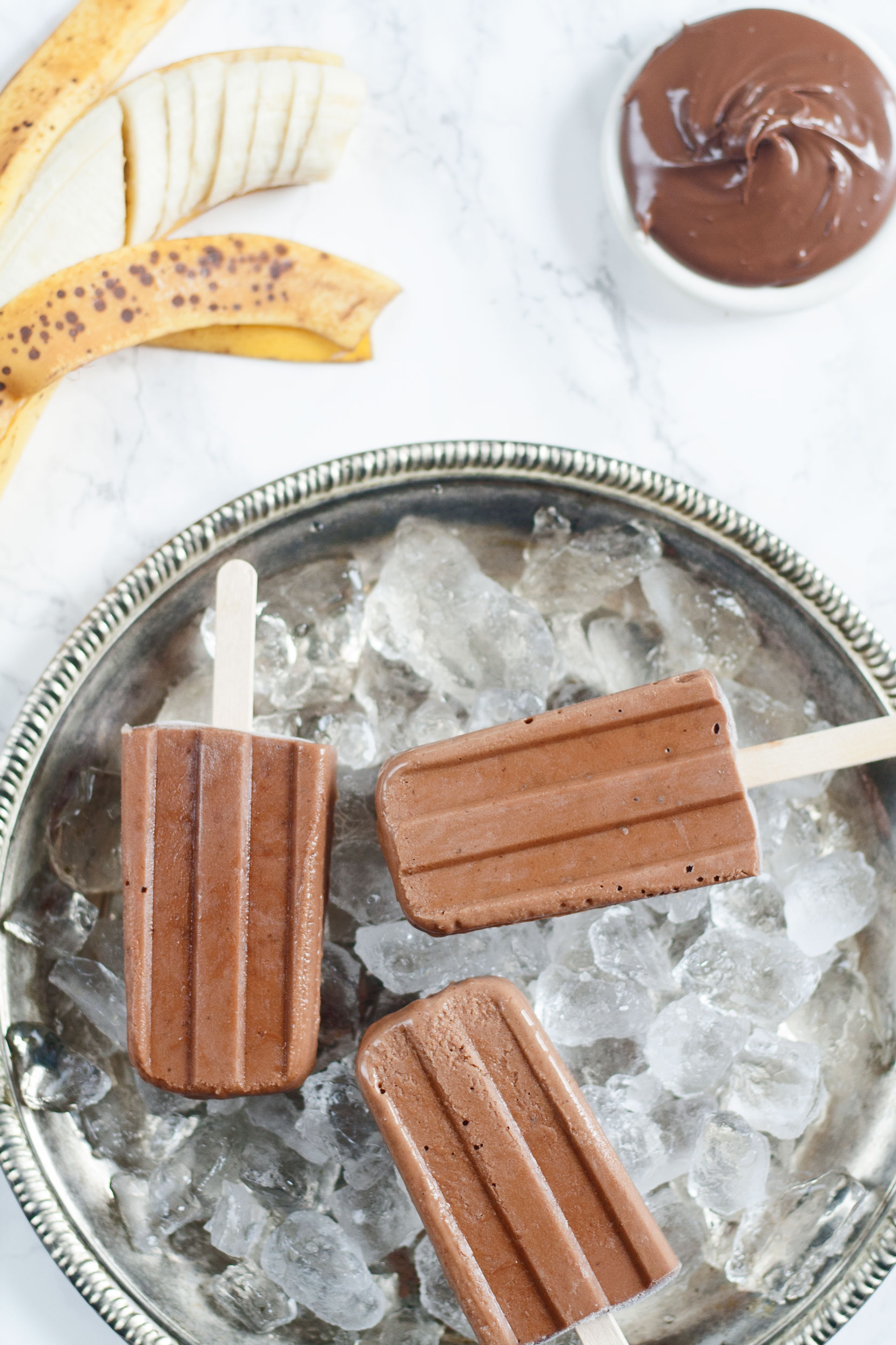 easy nutella fudgesicle fudge pop banana recipes