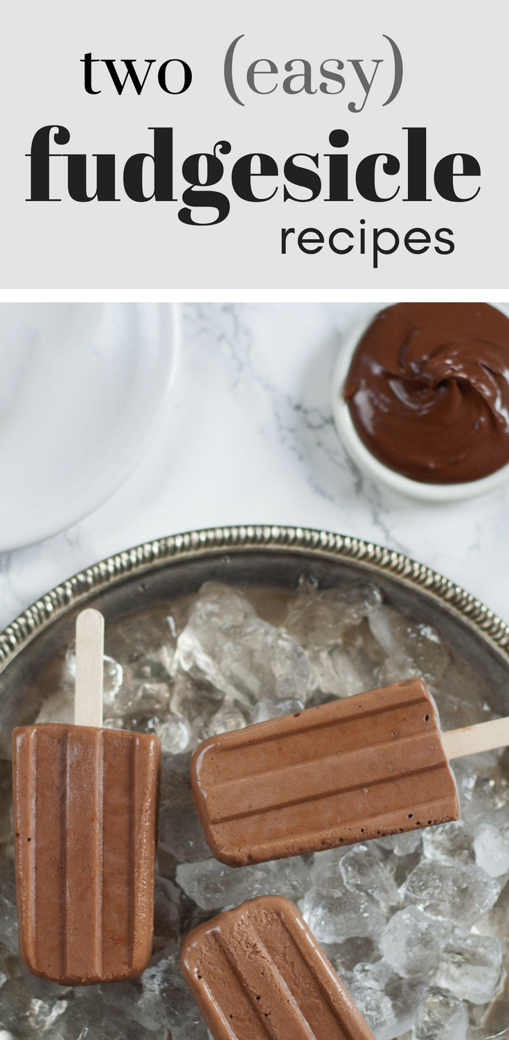 easy nutella fudgesicle fudge pop banana recipes