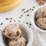 healthy no-churn frozen banana blender ice cream