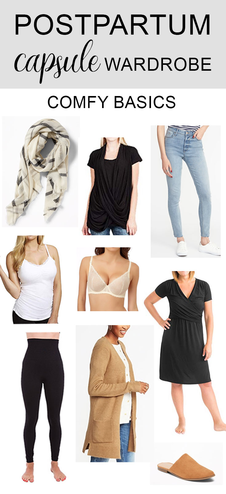 POSTPARTUM COMFY BASICS CAPSULE WARDROBE - Bit & Bauble