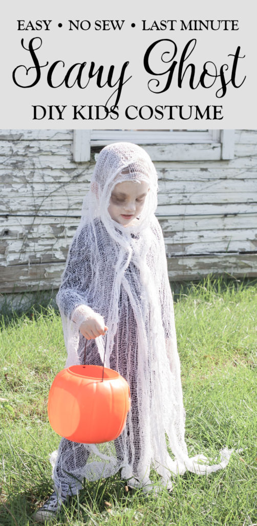 EASY DIY SCARY GHOST COSTUME - Bit & Bauble