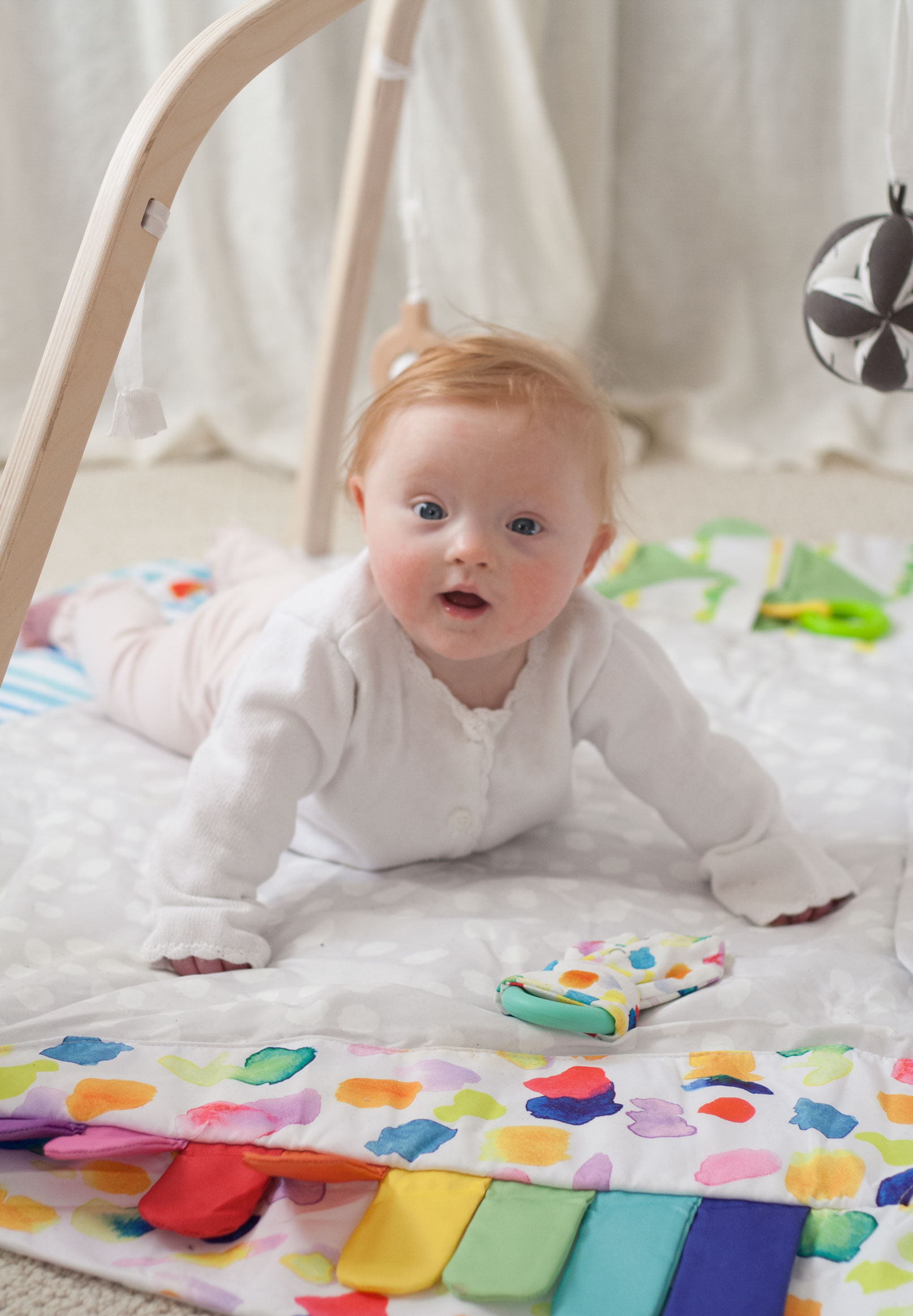 bit-and-bauble baby seven 7 month update elsa down syndrome