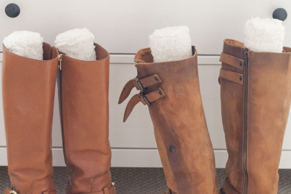 DIY Sherpa Stylish Boot Stuffer Stand Organization