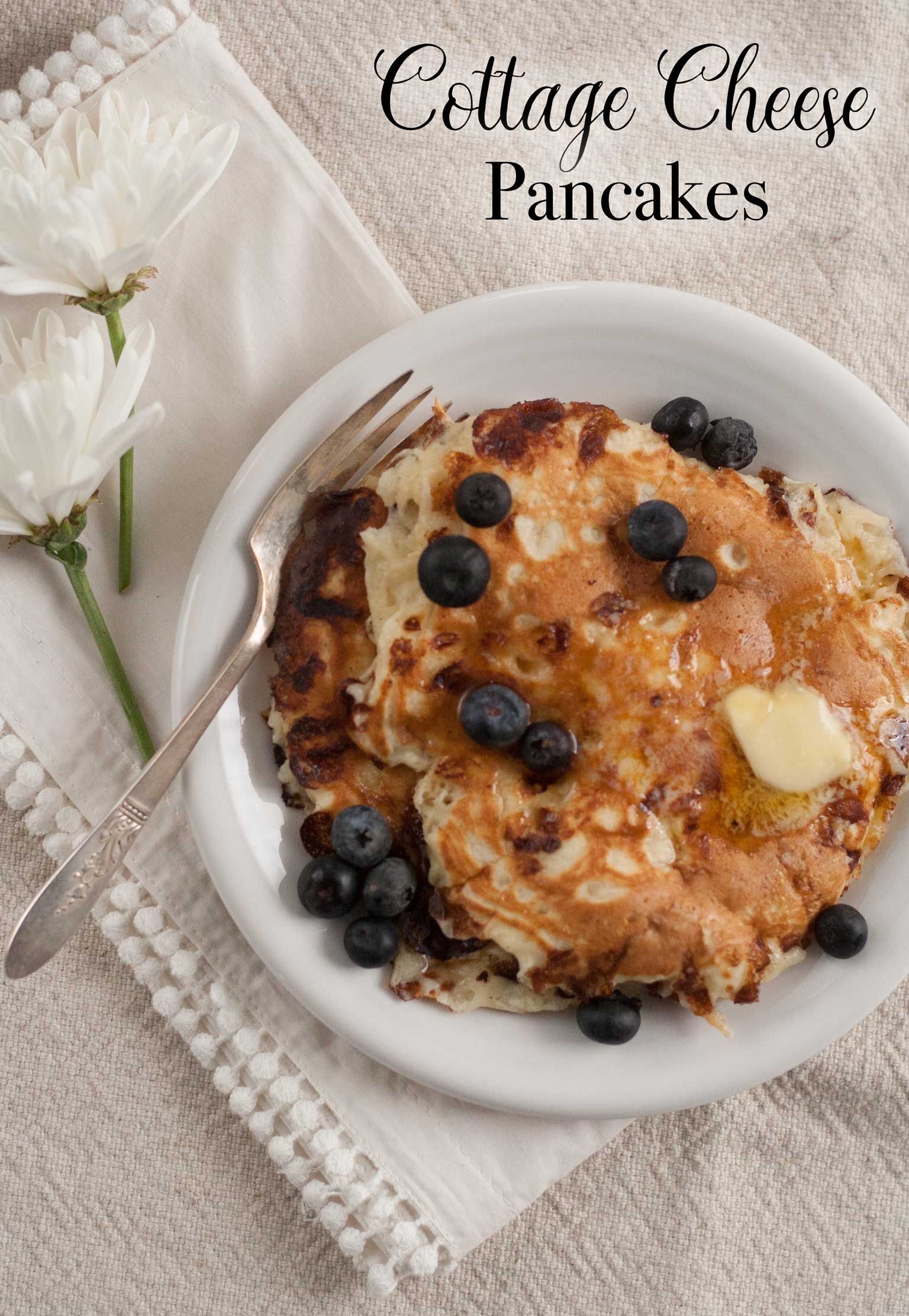 healthy easy cottage cheese pancake recipe