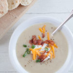 loaded baked potato cauliflower soup recipe