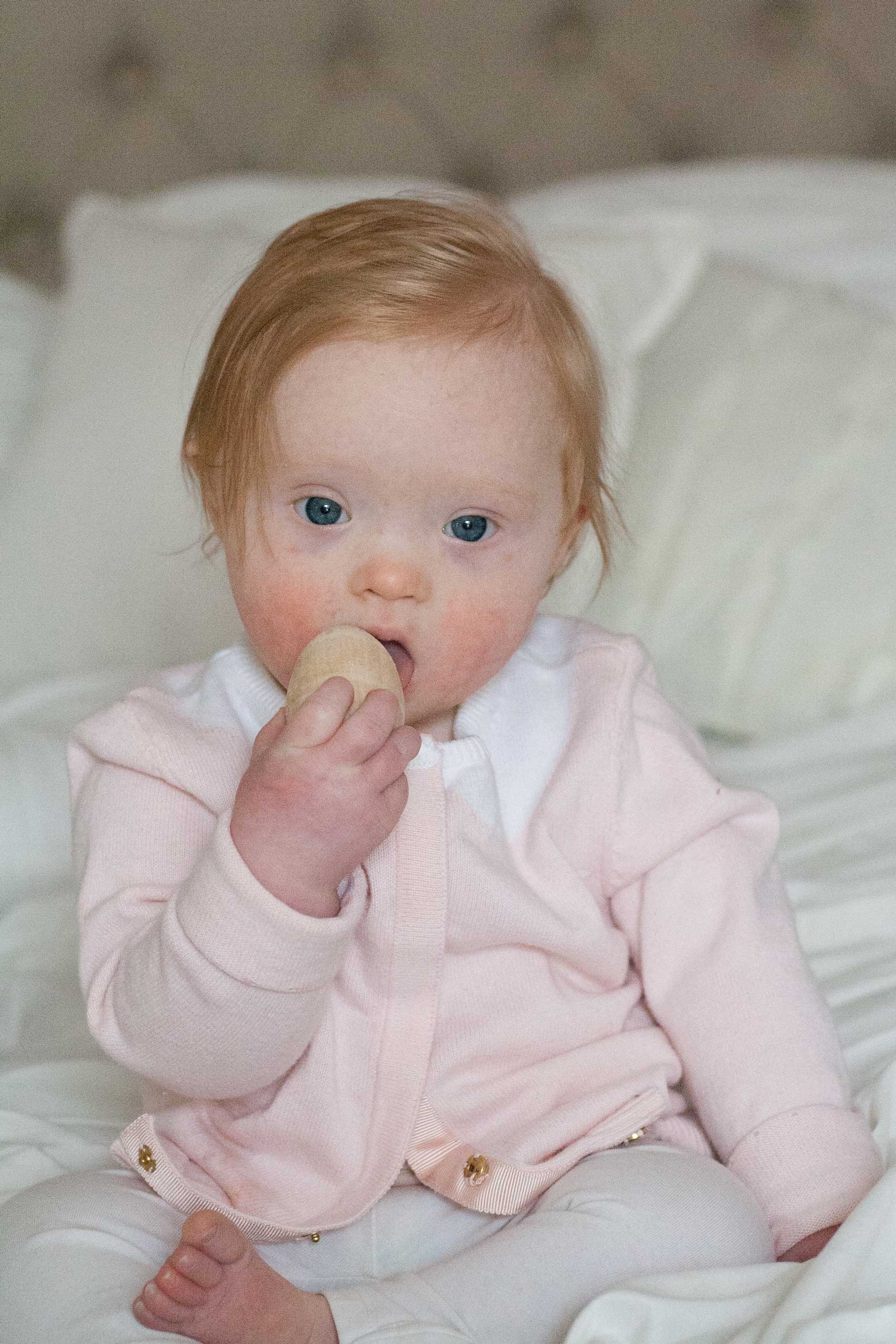 elsa 10 month baby update down syndrome development