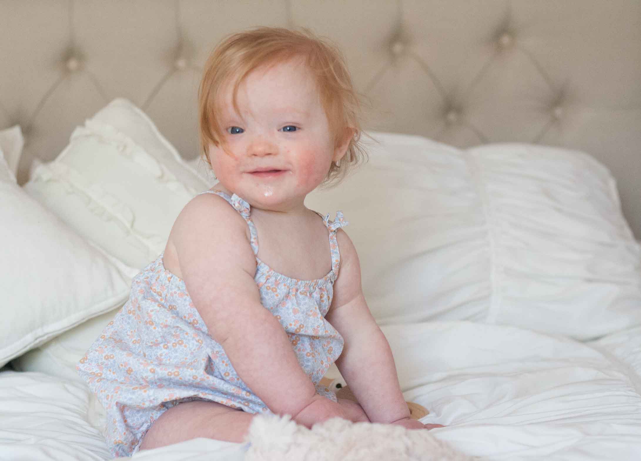 elsa 11 month update baby development down syndrome