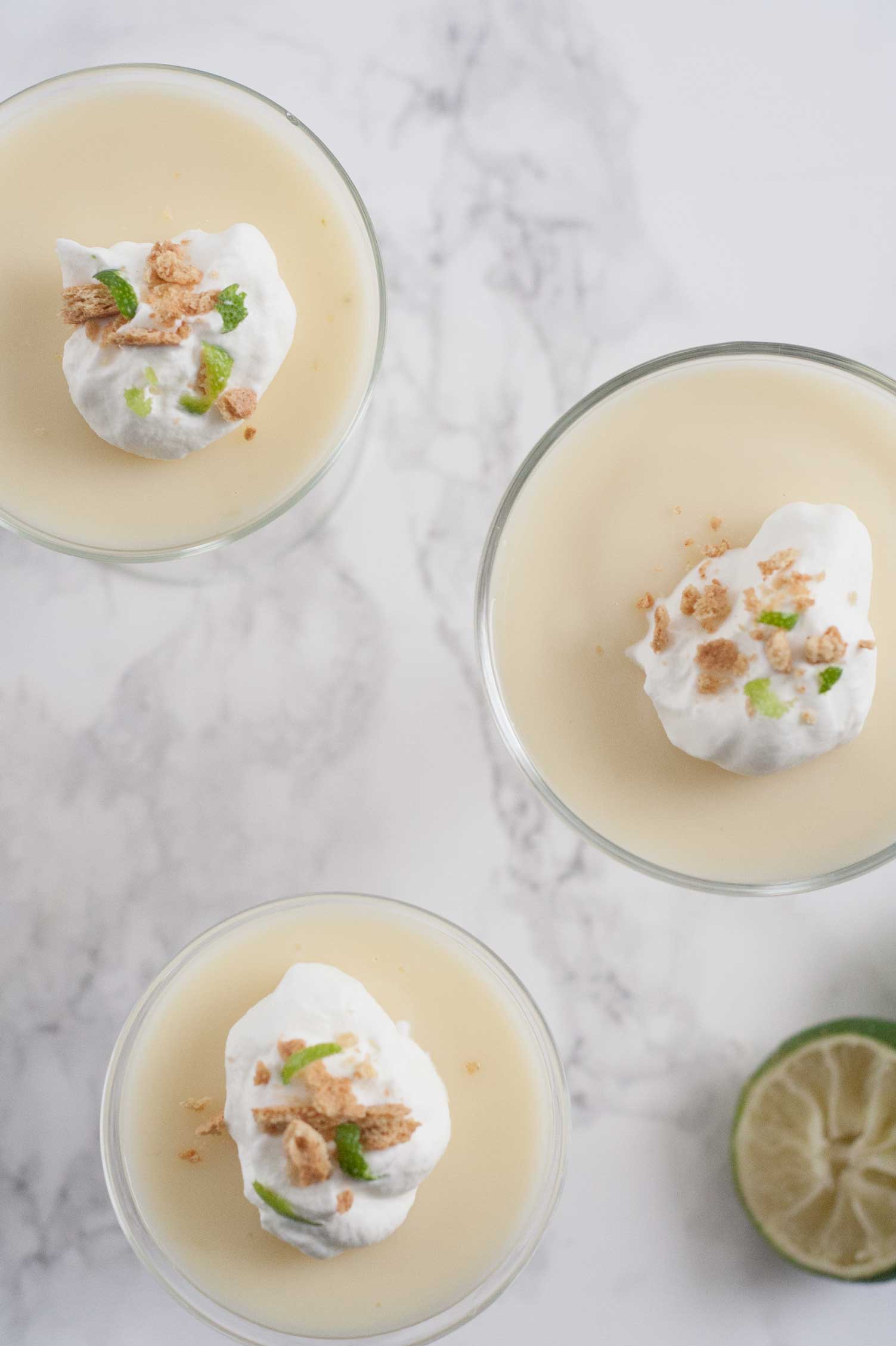 easy key lime posset pudding custard cup recipe