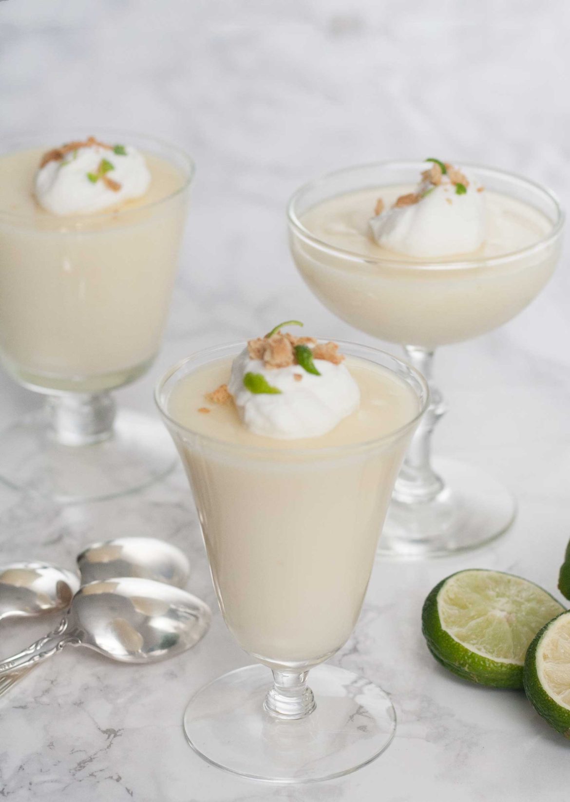 easy key lime posset pudding custard cup recipe