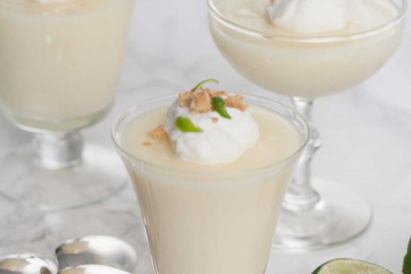 easy key lime posset pudding custard cup recipe