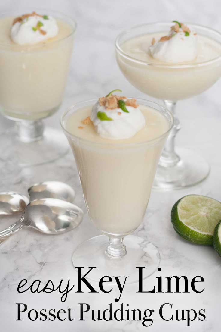 easy key lime posset pudding custard cup recipe