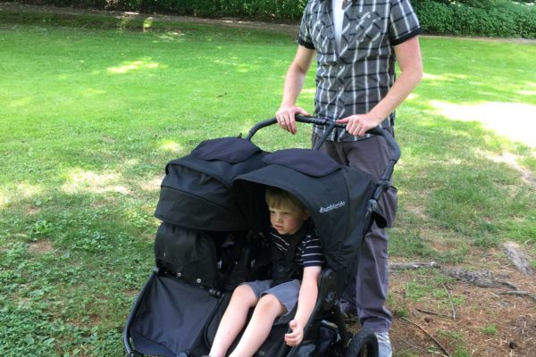 bumbleride indie twin double stroller tall big kid baby review