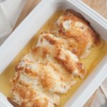 easy 3 three ingredient chicken parmesan cheese mayonnaise baked keto low carb one pan recipe