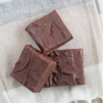 easy 3 ingredient microwave chocolate fudge recipe