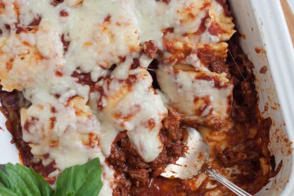 easy italian baked ravioli bachelors lasagna recipe