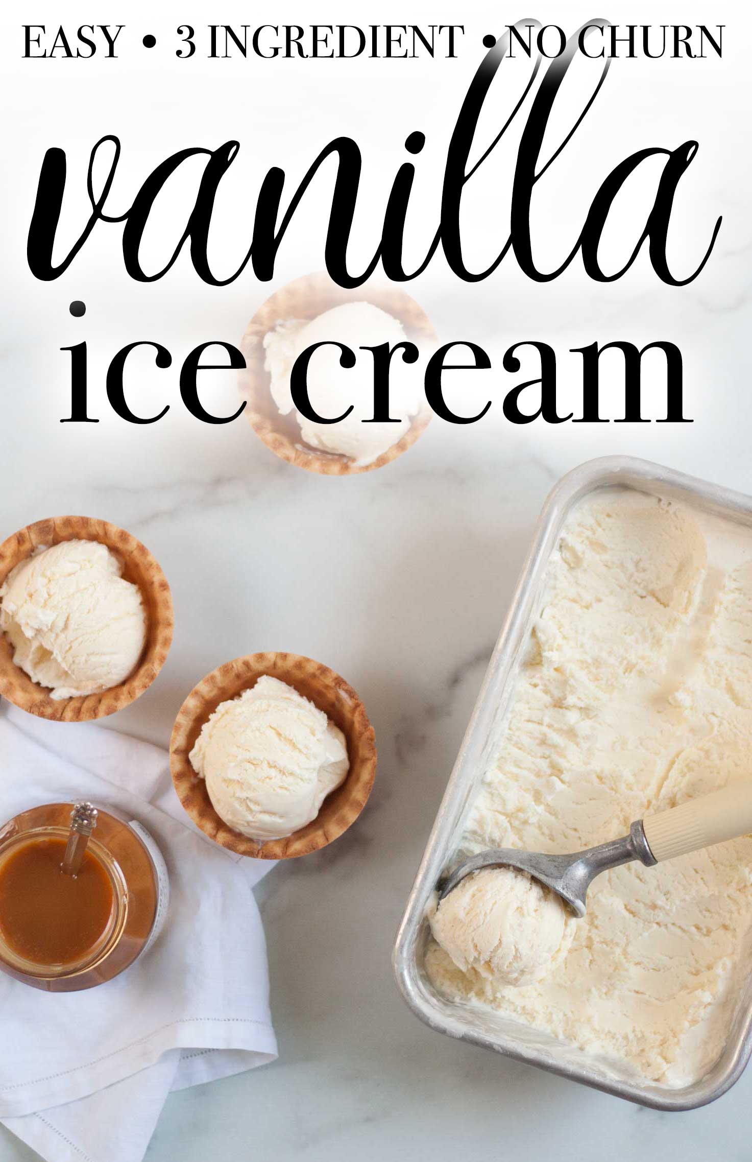 easy no churn best vanilla ice cream recipe