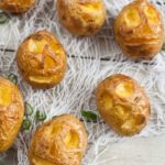 easy healthy halloween party dinner shrunken head potatoes