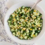 easy simple corn cucumber salad recipe