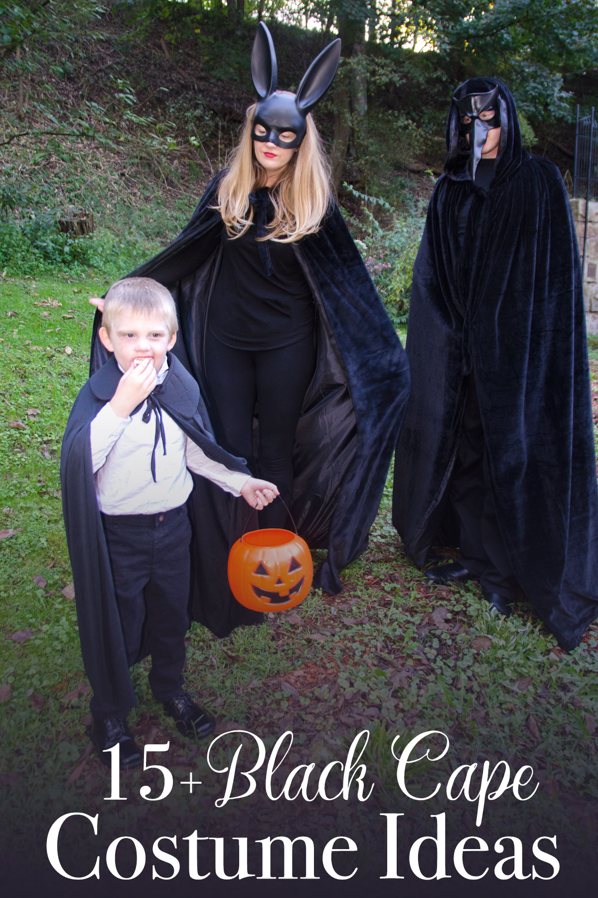 Black cape best sale fancy dress child