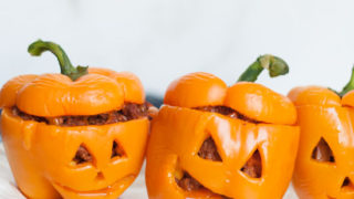 Stuffed Pepper Jack O Lanterns Bit Bauble