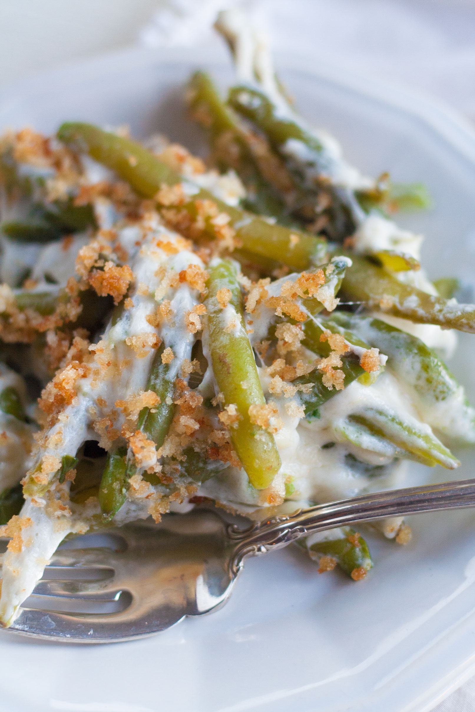 green beans cheese gruyere parmesan easy stovetop holiday side dish 