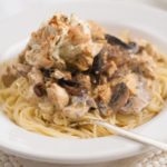 cajun-chicken-pasta-sherry-wine-mushroom-alouette-sauce-recipe7