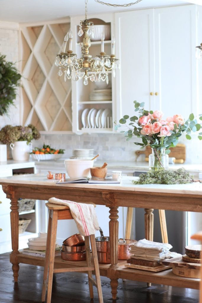 Cottage Style Farmhouse Kitchen Ideas - Bit & Bauble